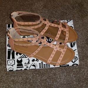 Brand New in box Bamboo Nude Sandals